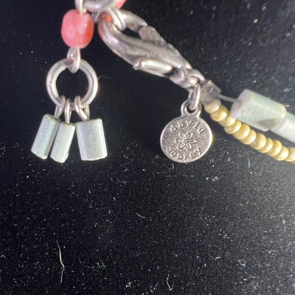 David Aubrey Green Bead Two-Layer Necklace - Picture 4 of 5